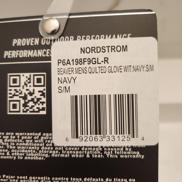 PAJAR Beaver Men's Quilted Glove with Suede Palm - Picture 4 of 4